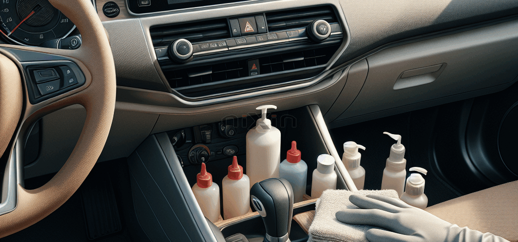 niXin – Soluție pentru curățare tapiserie piele, plastic și vinil – niXin aplicat la curățare/întreținere plastice interior și exterior