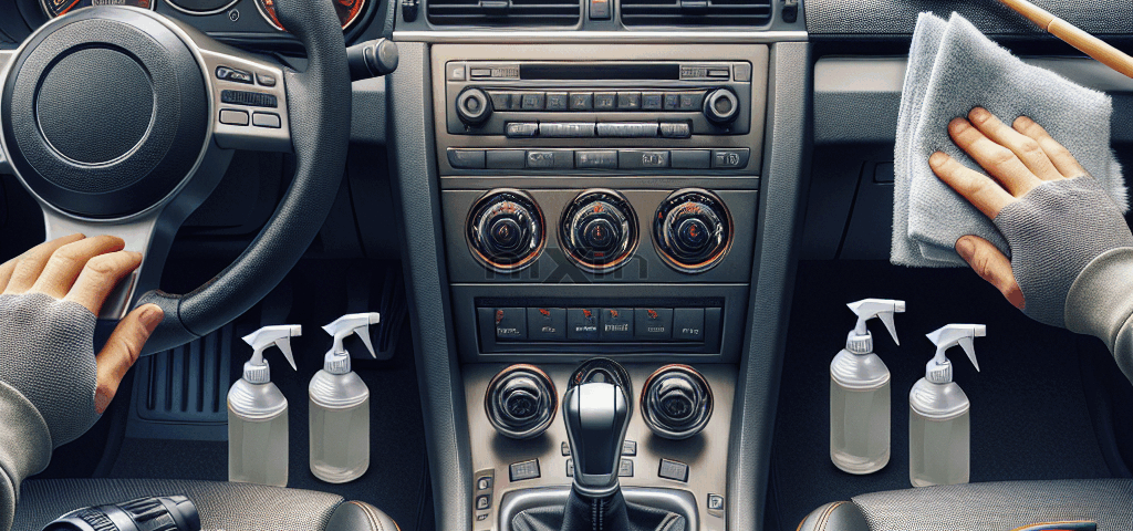 niXin – Soluție pentru regenerare plastic auto P502 - niXin aplicat la curățare și protecție plastice interior/exterior