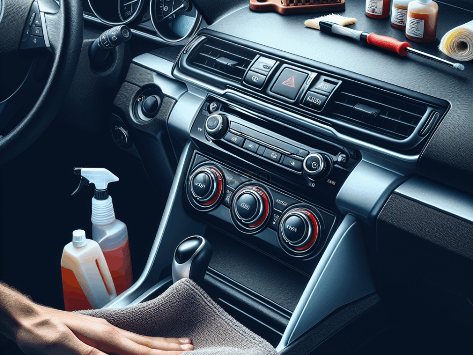 niXin – Soluție pentru regenerare plastic auto P502 - niXin aplicat la curățare/întreținere plastice interior și exterior